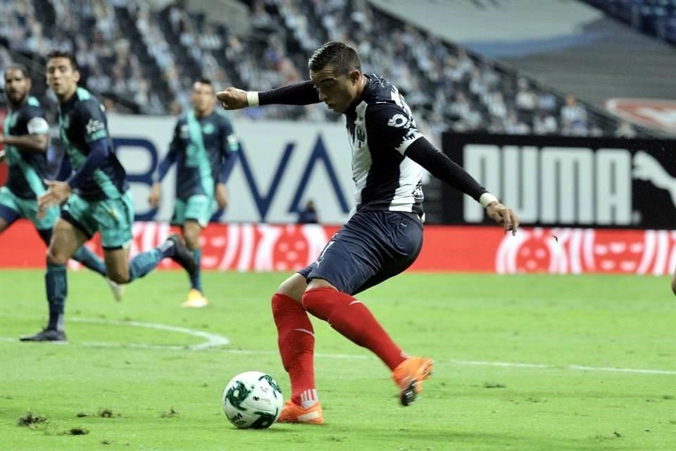 El 'Mellizo' ha marcado 120 goles en partidos oficiales con los Rayados, desde que llegó al club en el 2015.