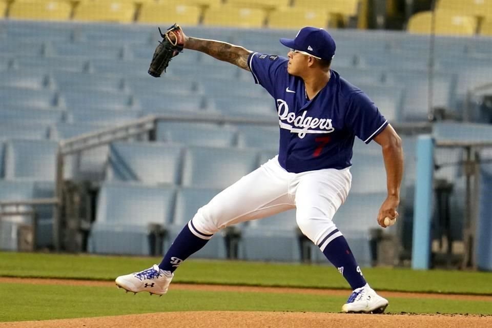 Julio Urías tendrá la responsabilidad de mantener el nivel de la temporada pasada.
