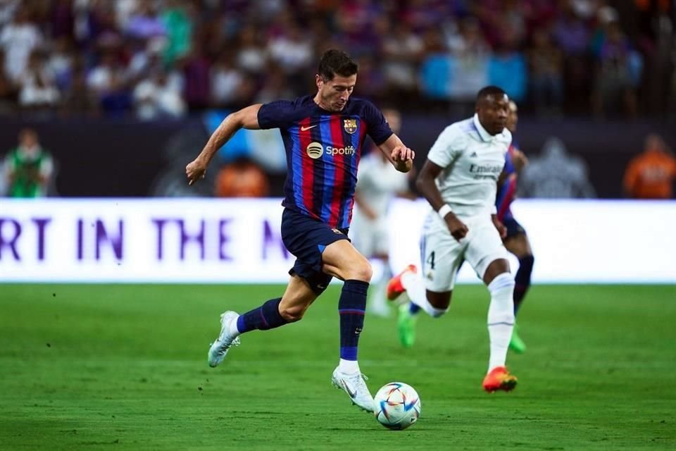 Lewandowski ya jugó con los culés.