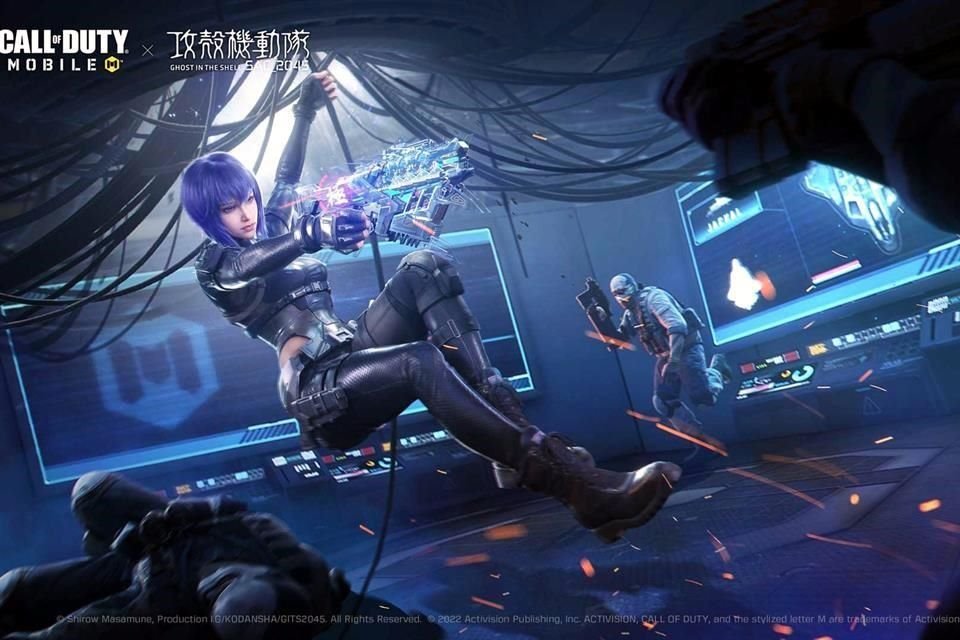 Motoko, protagonista de Ghost in the Shell, estará presente entre las recompensas de la temporada.