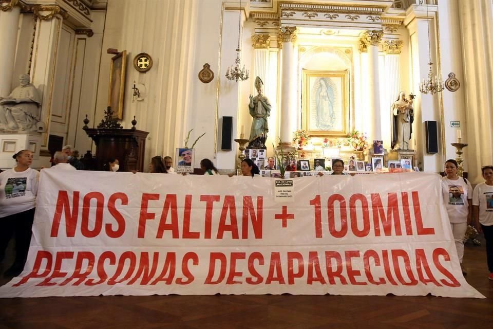 El domingo 24 de julio se llevó a cabo una misa en la Catedral de Guadalajara por los desaparecidos.