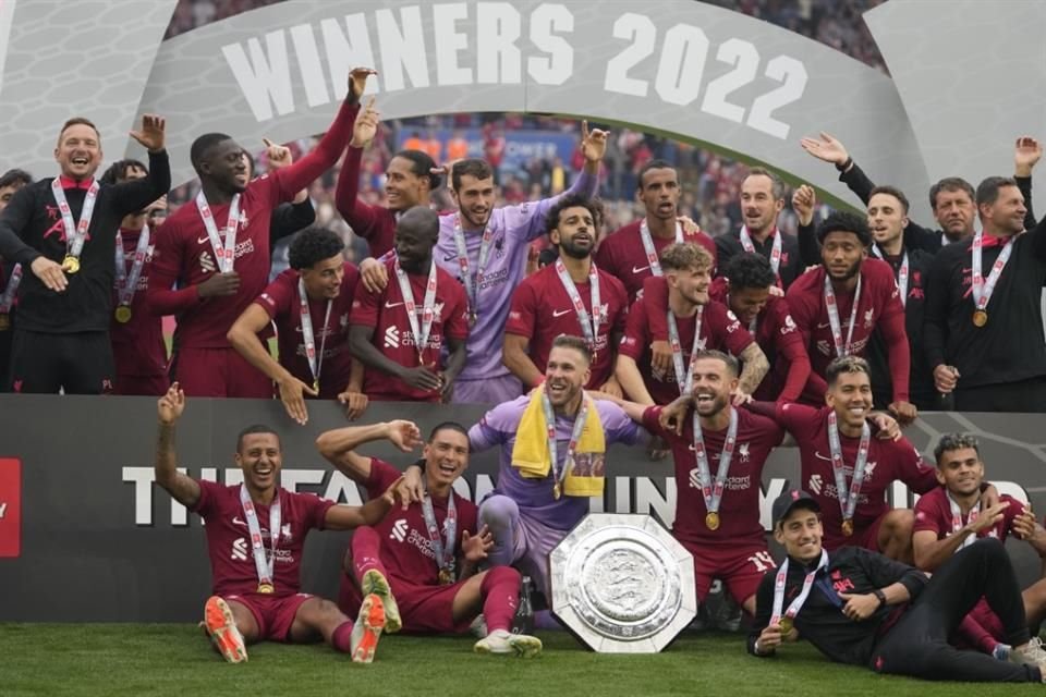El Liverpool abrió la temporada con el título de la Community Shield.