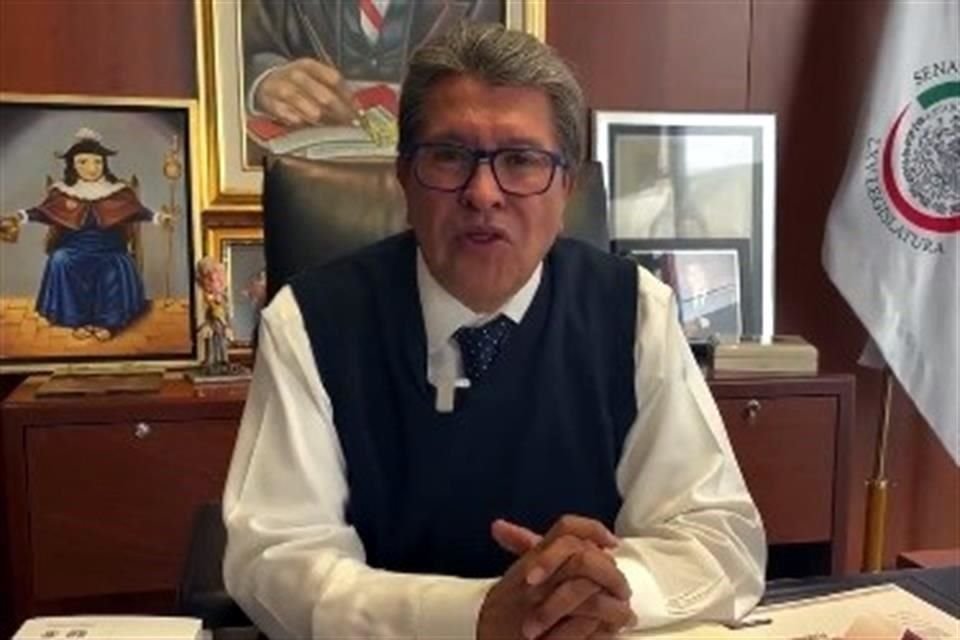 Ricardo Monreal, coordinador de los senadores de Morena.