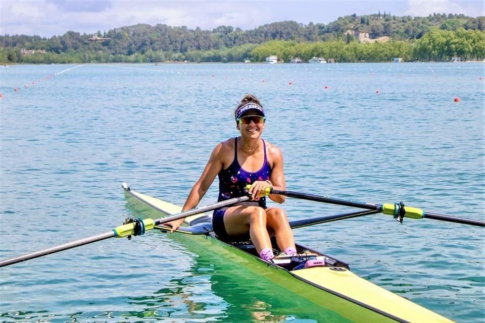 Kenia Lechuga entrena en España de cara a los Juegos Olímpicos Tokio 2020.