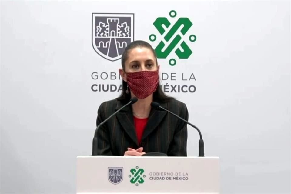 Claudia Sheinbaum, Jefa de Gobierno de CDMX.