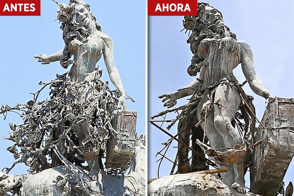 La falda prácticamente desapareció.
