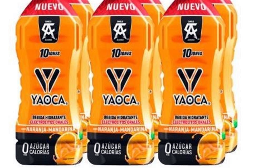 Además, otro de sus negocios es su bebida hidratante, Yaoca.