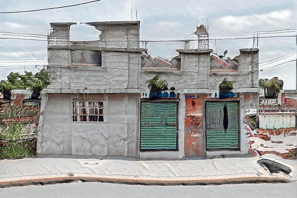 Obra de Cortés, de la serie 'Obra negra en bruto'.