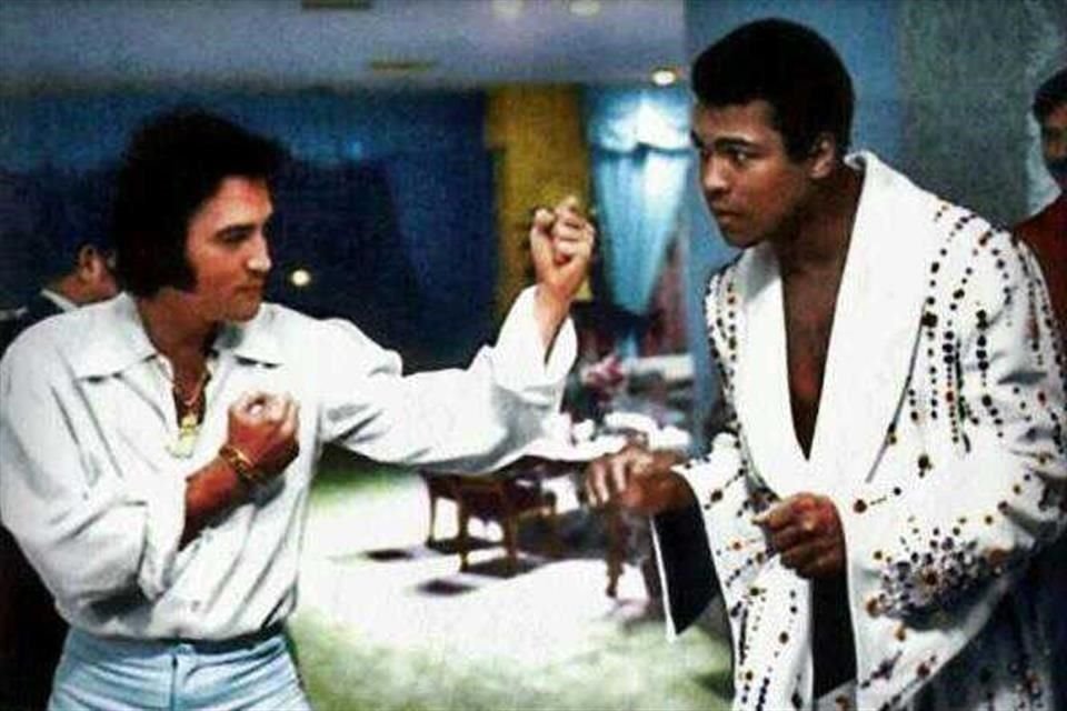 Elvis Presley y Muhammad Ali se cruzaron un día de 1973, cuando ambos ya estaban en la cúspide de su carrera.