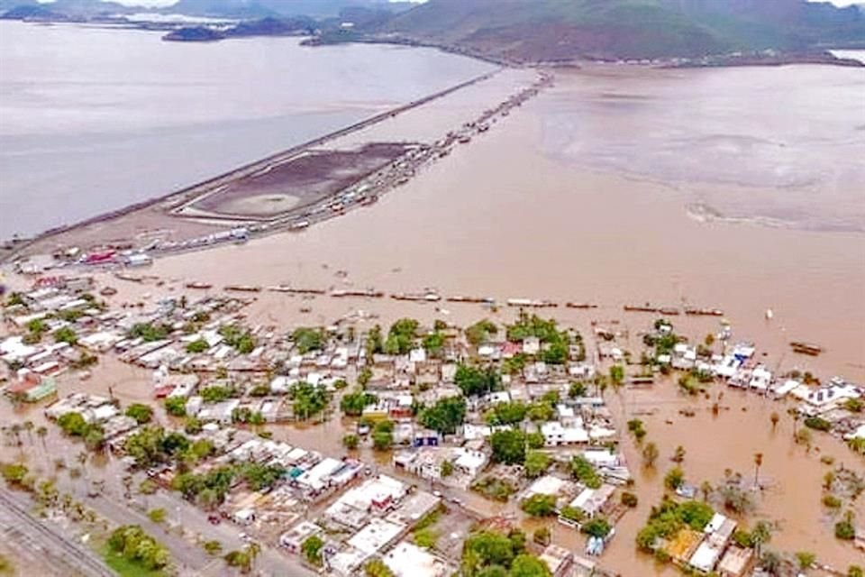 Colonias de Empalme (foto) y Guaymas permanecen inundadas luego de las tormentas del fin de semana.