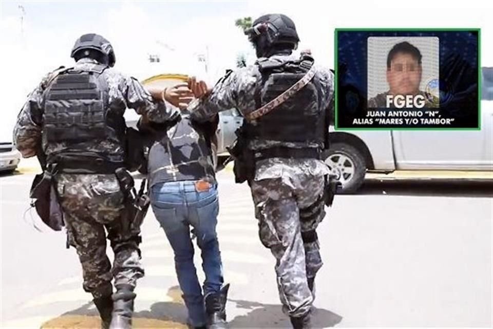 Juan Antonio, alias Mares o Tambor, fue detenido en Celaya junto con otras cuatro personas mientras mantenían a una menor de edad plagiada en Celaya, Guanajuato.