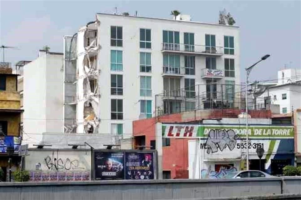 El edificio de Zapata 56 fue el inmueble más nuevo que colapsó durante el 19S.  