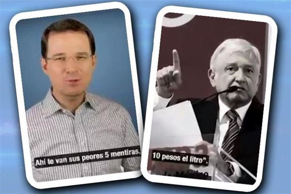 En el video, Anaya enlista lo que considera fueron cinco mentiras que el Presidente López Obrador ha dicho previo y durante su Gobierno.