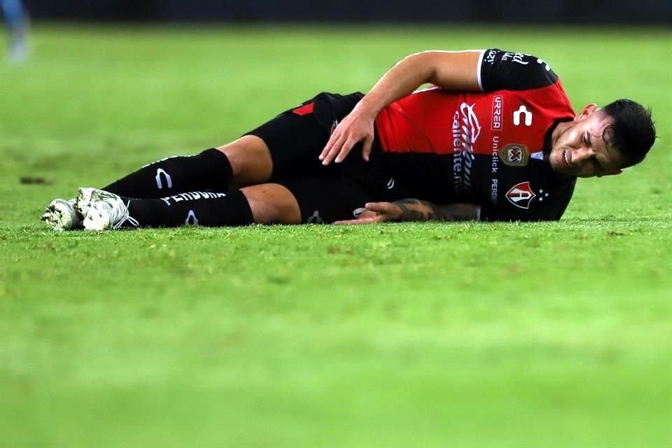 Édgar Zaldívar ha jugado los 12 encuentros del Atlas en el torneo; ha sido titular en 11.