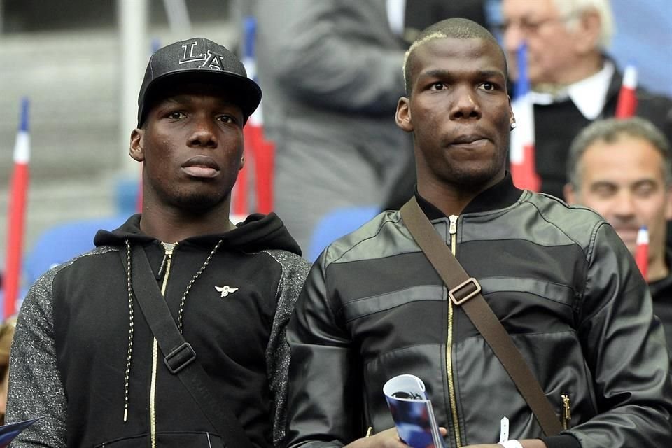 Paul Pogba fue extorsionado por un grupo organizado, que incluía a su hermano Mathias Pogba (izq.), por lo que pagó 100 mil euros.