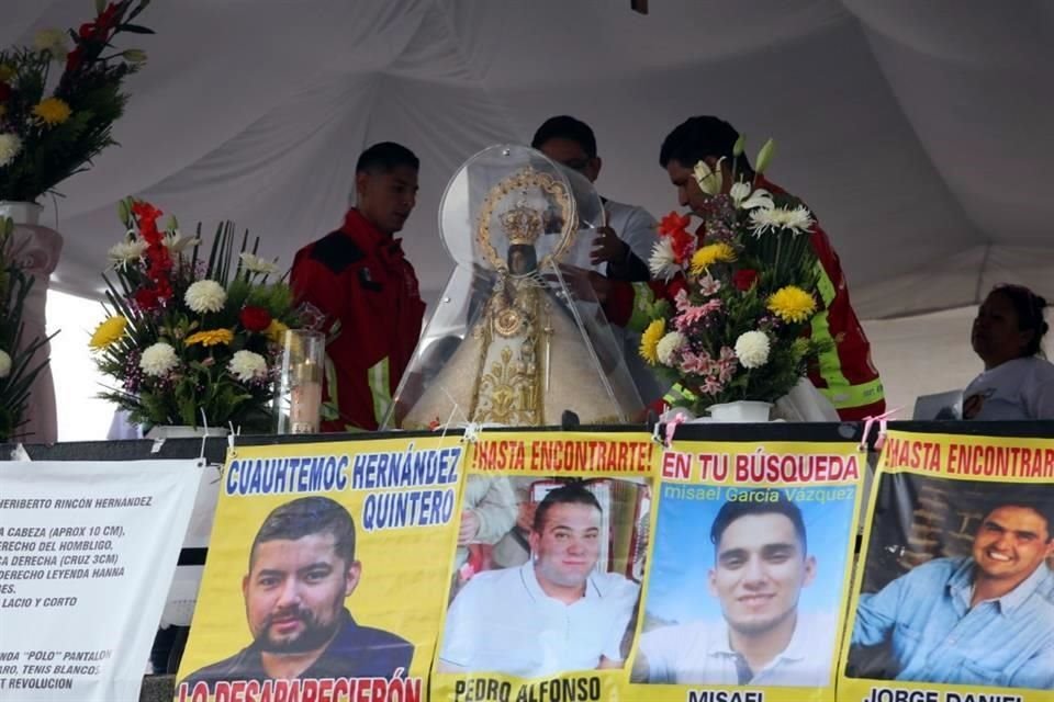 La Virgen de Zapopan fue llevada a la celebración.