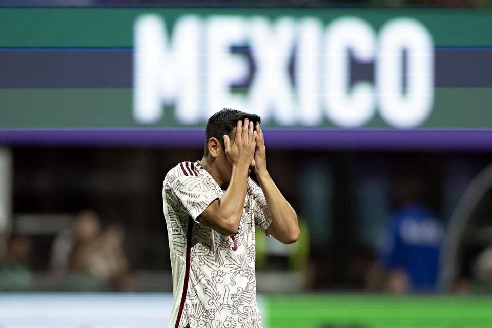 Pese al dominio, México no pudo anotar.
