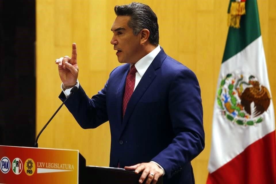 Alejandro Moreno, dirigente nacional del Partido Revolucionario Institucional. 