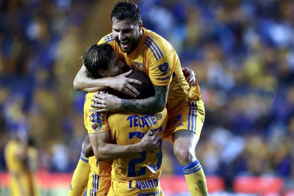 Las imágenes del primer tiempo, cuando Tigres se puso arriba 1-0.