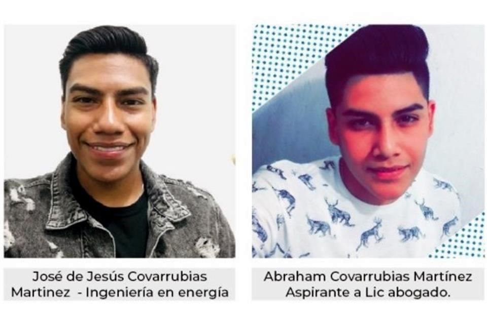 José de Jesús y Abraham Covarrubias Martínez desaparecieron el 15 de marzo en Zalatitán, Tonalá, luego que un comando armado se los llevó a la fuerza.