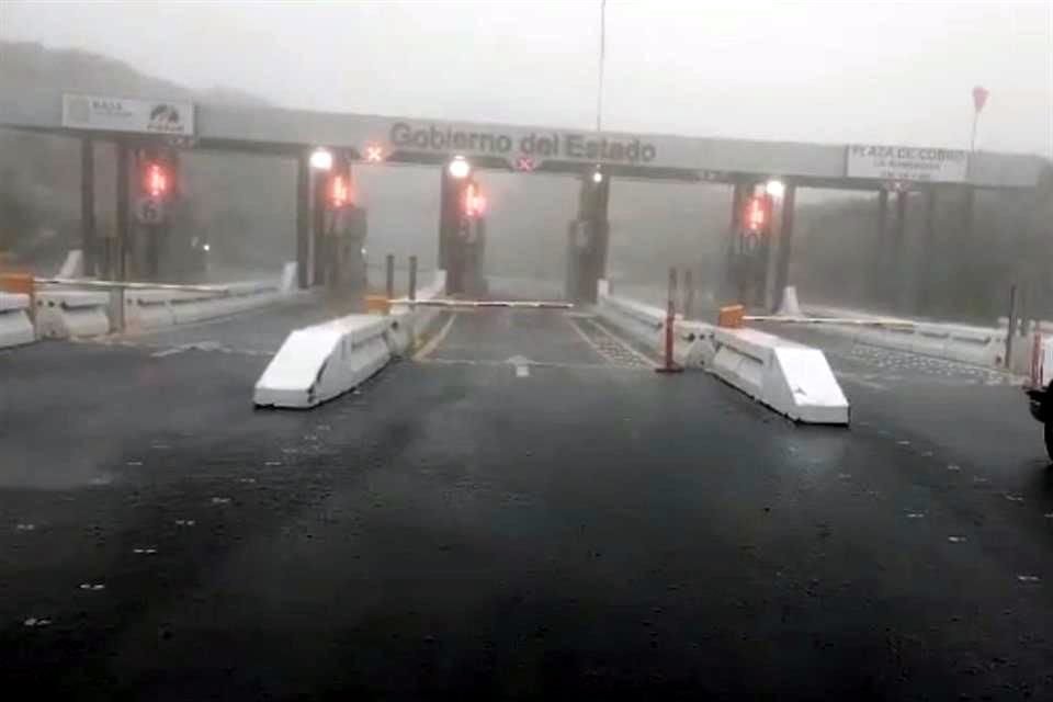 Así lucen las carreteras en Baja California.