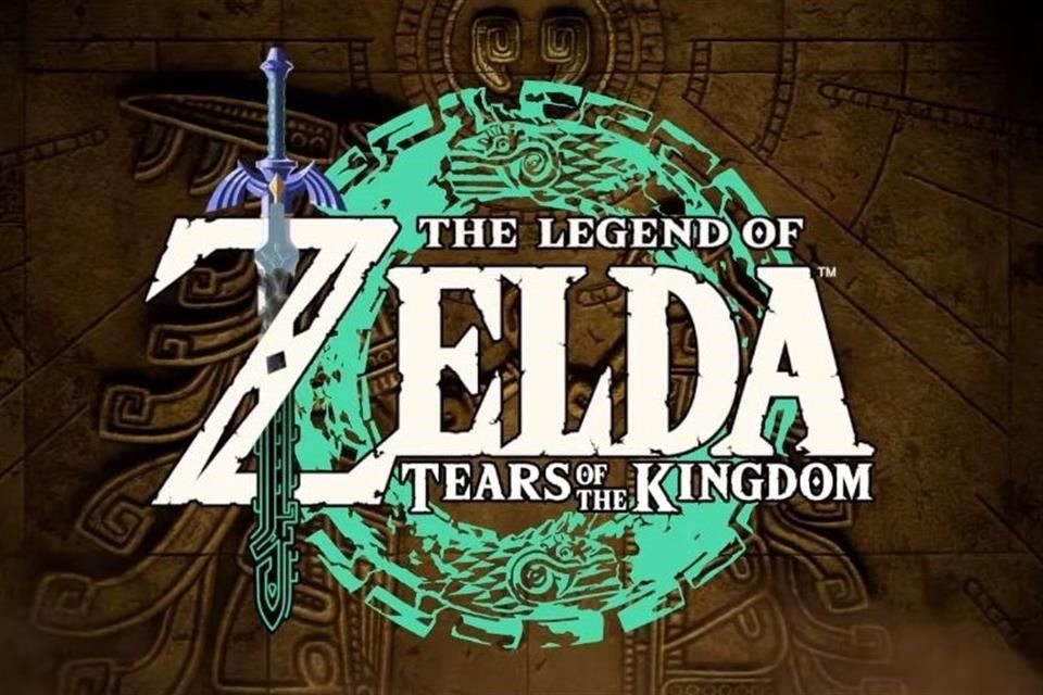 El logo de The legend of Zelda: Tears of the Kingdom.