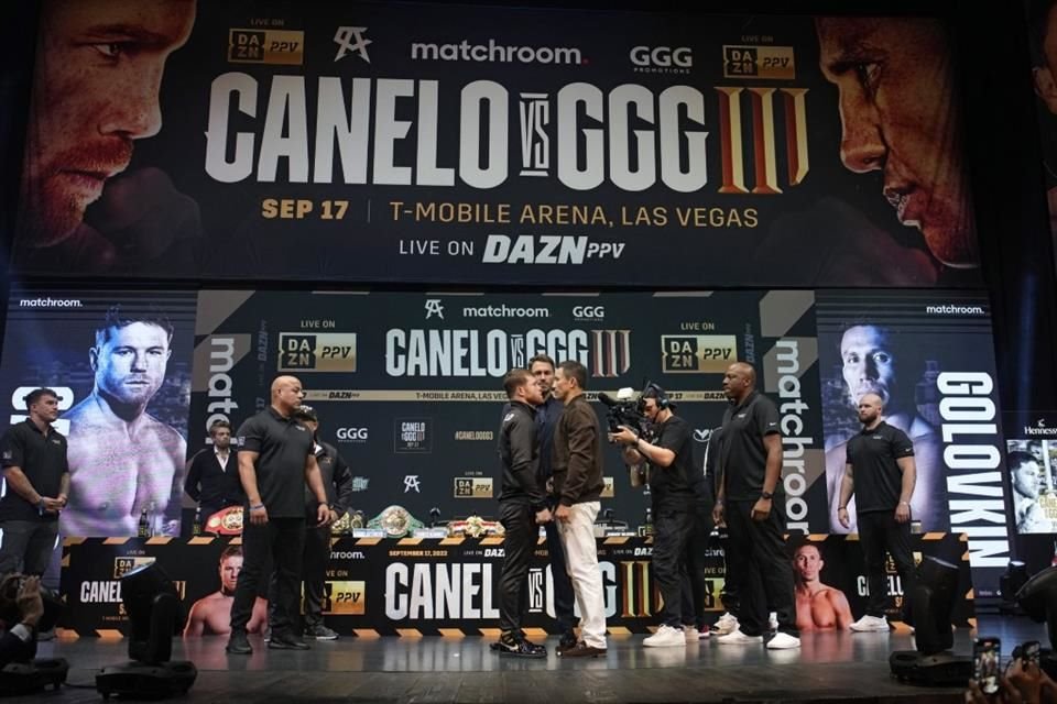 Todo listo en Las Vegas para el tercer capítulo entre 'Canelo' y 'GGG'.