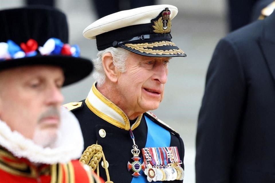 El Rey Carlos III encabezó el funeral de Estado de la Reina Isabel II.