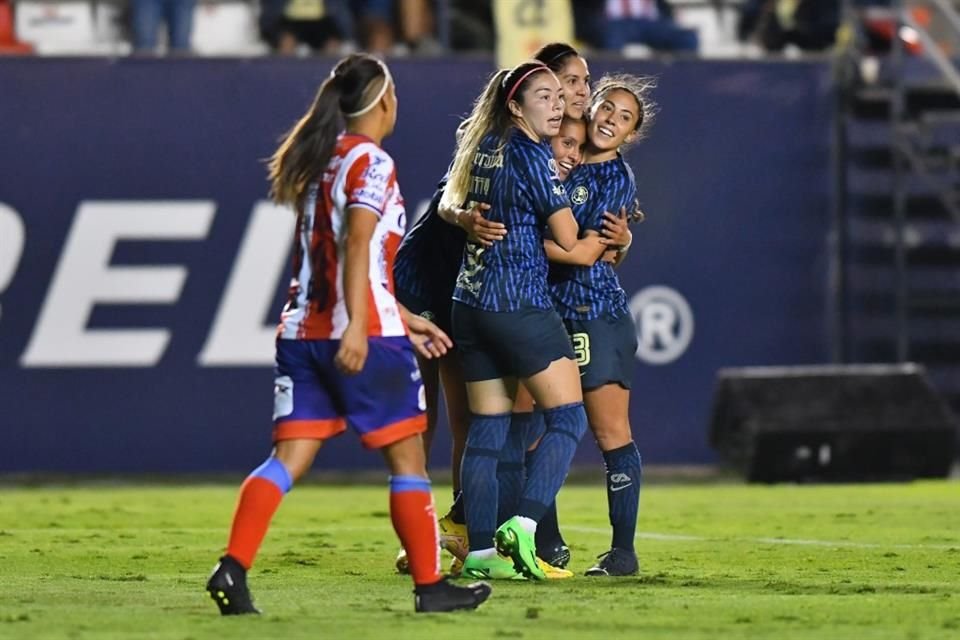 El América se llevó los tres puntos de su visita a San Luis Potosí.