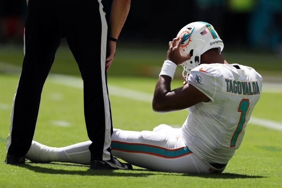 Tua Tagovailoa ha recibido fuertes golpes en los últimos partidos.