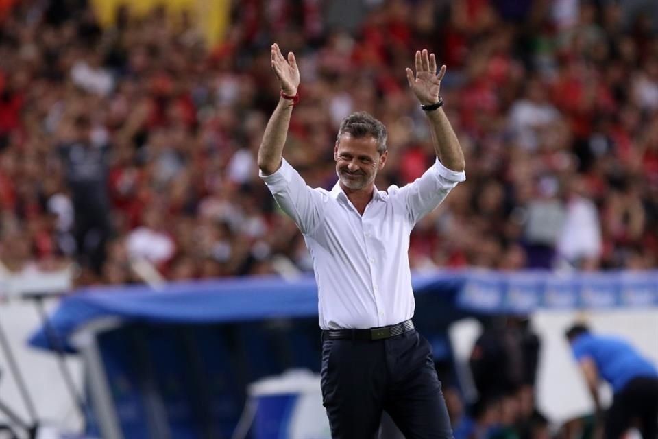 Diego Cocca en su último partido siendo director Técnico del Atlas.