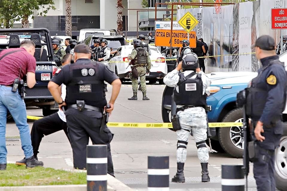 Elementos del Ejército atendieron la emergencia desatada por la balacera registrada en Zapopan.