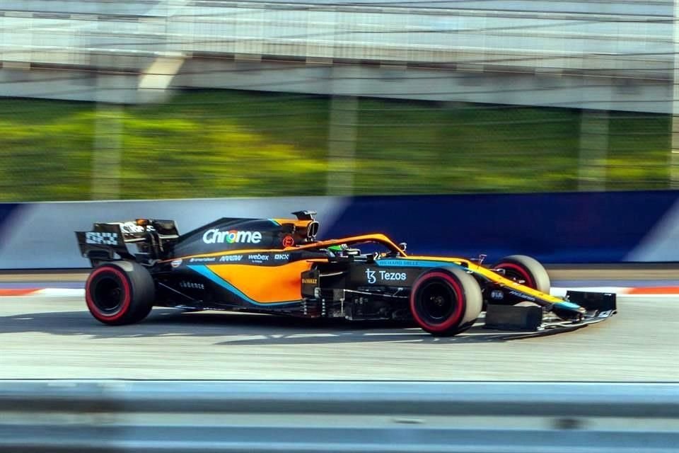 Pato O'Ward recién rodó con McLaren en un test en el Red Bull Ring.