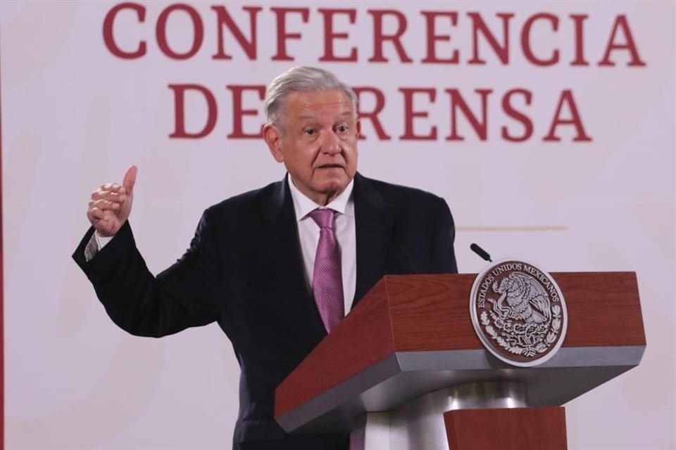 El Presidente en conferencia mañanera.