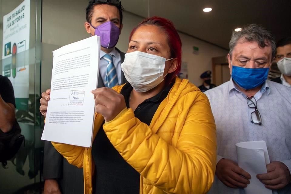 La mamá de Brandon presentó denuncia contra Sheinbaum y Ebrard, pidió destitución de Serranía y que se investigue a Mancera.