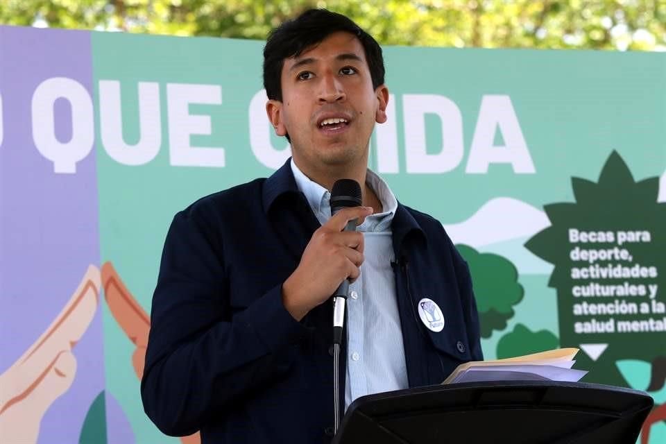 En coferencia, Kumamoto culpó de las amenazas al candidato de MC, Juan José Frangie.
