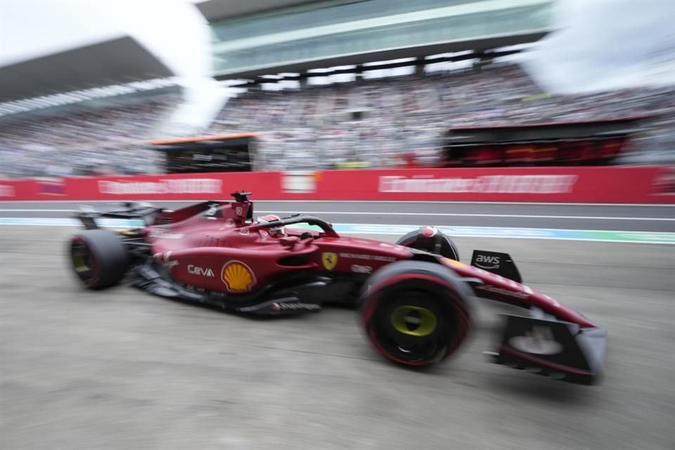 El Ferrari de Charles Leclerc.