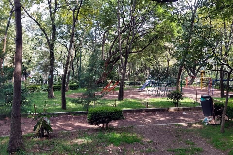 El parque que pertenece al Gobierno federal, pero que es aprovechado por los vecinos.