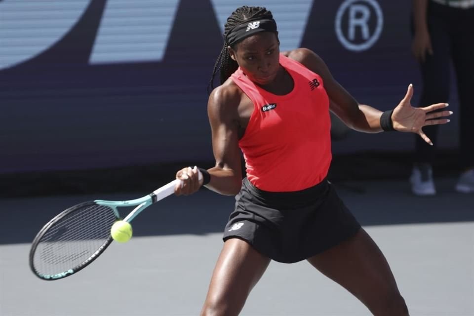 Coco Gauff avanzó a la siguiente ronda del Guadalajara Open AKRON 1000, después de vencer a Martina Trevisan.