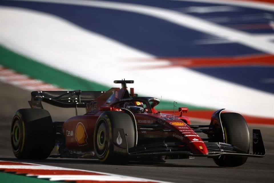 Leclerc mostró ritmo y agarre en el Circuito de las Américas.