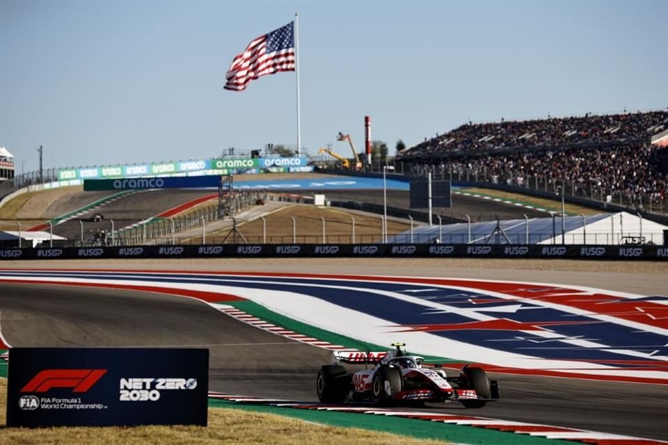 Mick Schumacher durante las pruebas en el circuito estadounidense.