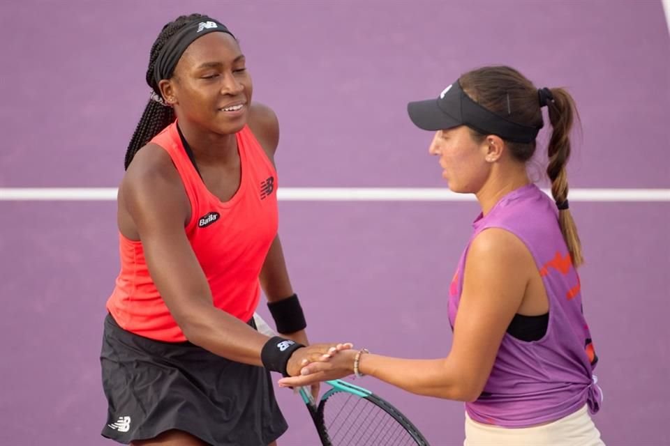 Cocco Gauss y Jessica Pegula perdieron contra Kazaja Anna Danilina y Beatriz Haddad Maia en los dobles del Guadalajara Open Akron 1000.