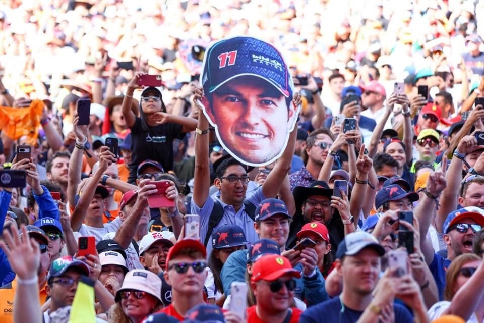 El apoyo para Checo Pérez en Austin.