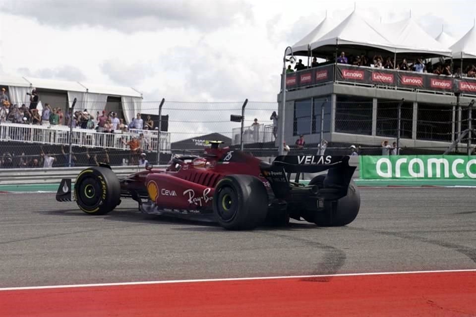 Carlos Sainz ya no pudo seguir.