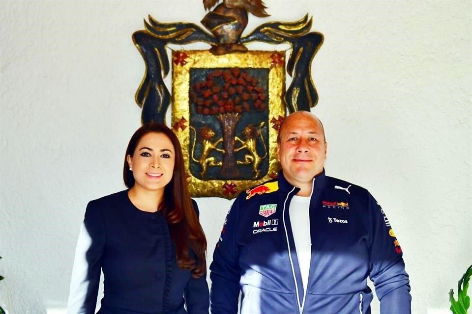 Tere Jiménez, Gobernadora de Aguascalientes y Enrique Alfaro, Gobernador de Jalisco.