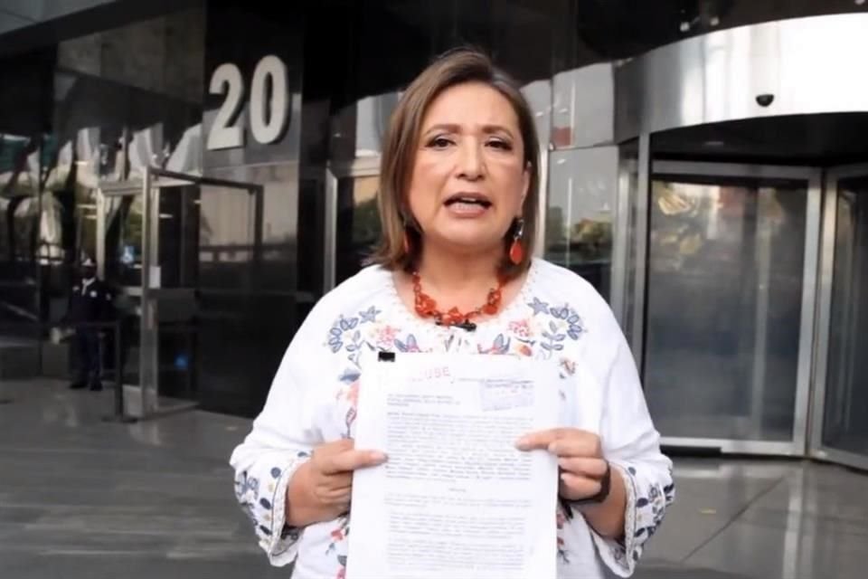 La senadora Xóchitl Gálvez quiere un espacio de réplica en la mañanera de AMLO.