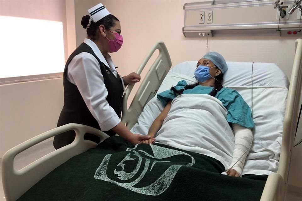 Janeth volvió a nacer al recibir en Guadalajara un trasplante combinado de hígado y riñón, ante un trastorno hereditario.