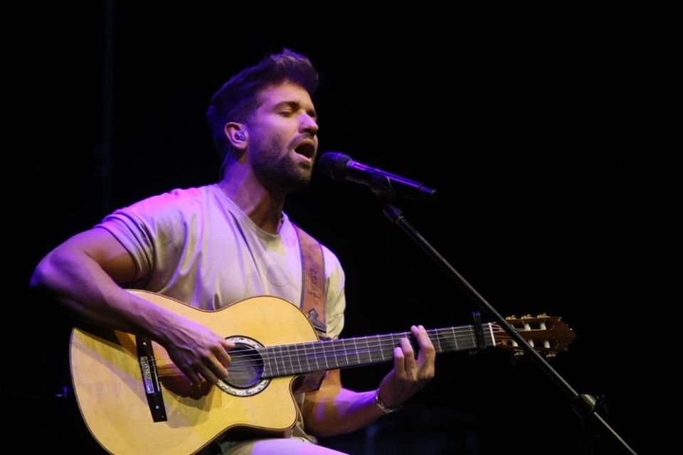 Pablo Alboran en el Teatro Diana durante su 'Gira de Teatros 2022 por Latinoamérica'.