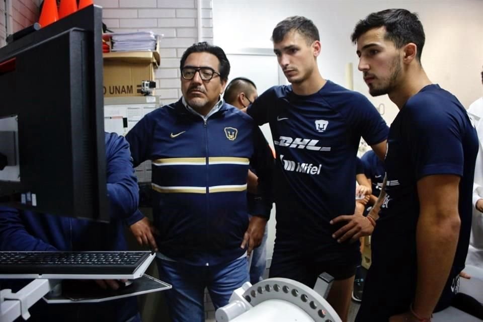 Los Pumas realizaron las pruebas médicas.