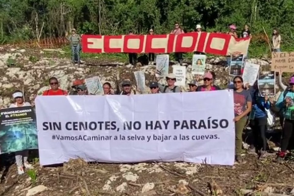 El partido denunció daños contra las Áreas Naturales Protegidas de los estados de Campeche, Yucatán y Quintana Roo.